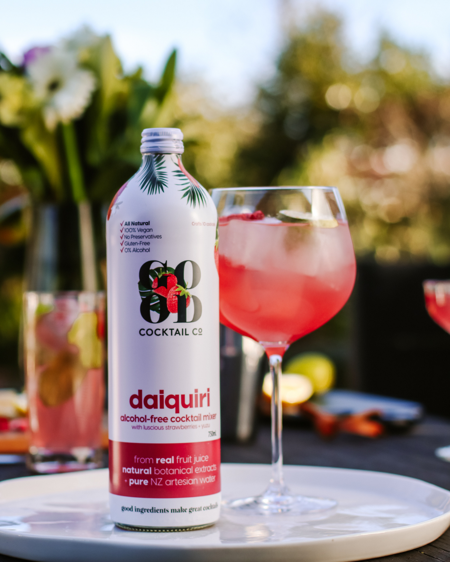 Daiquiri with Luscious Strawberries + Yuzu