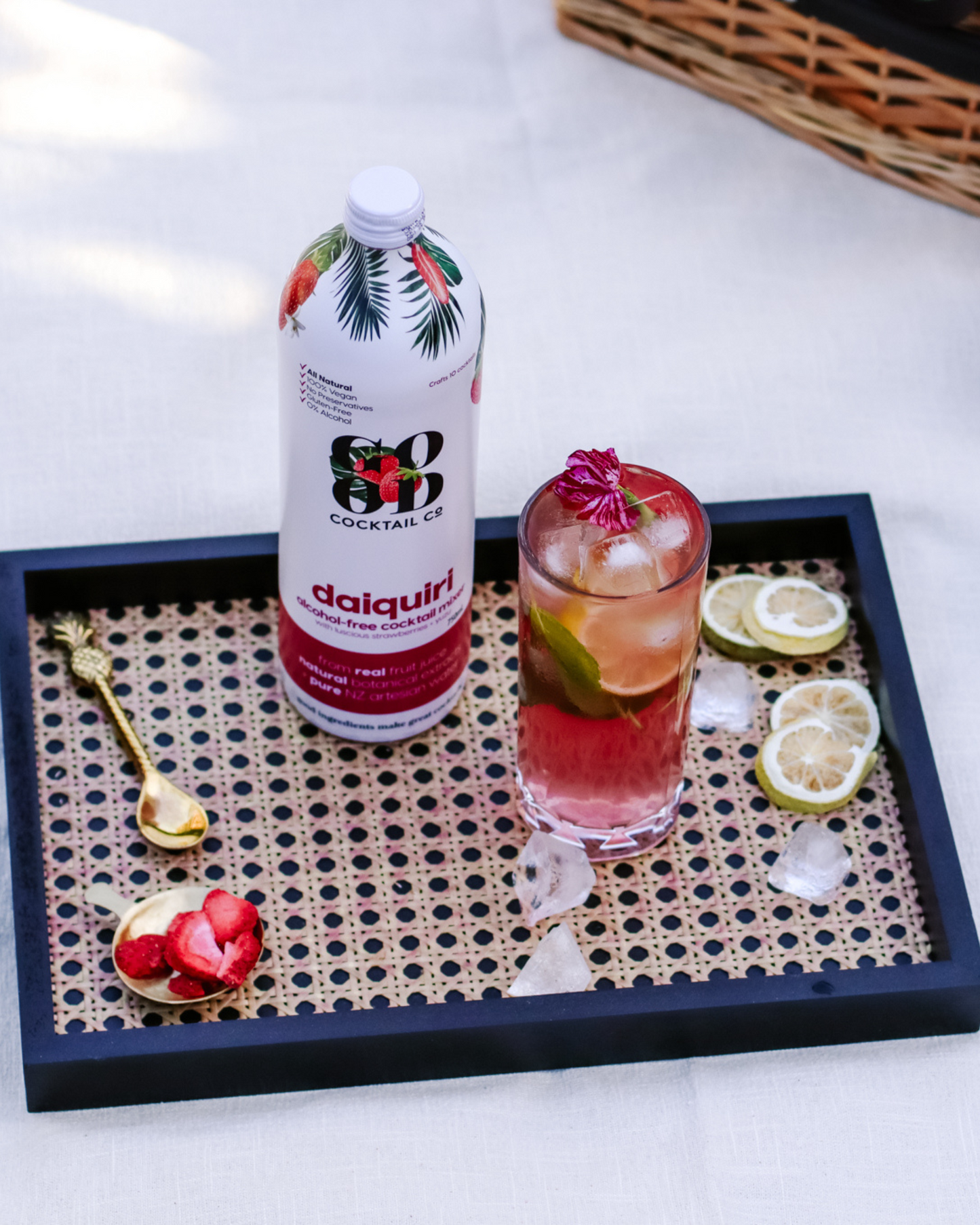 Daiquiri with Luscious Strawberries + Yuzu