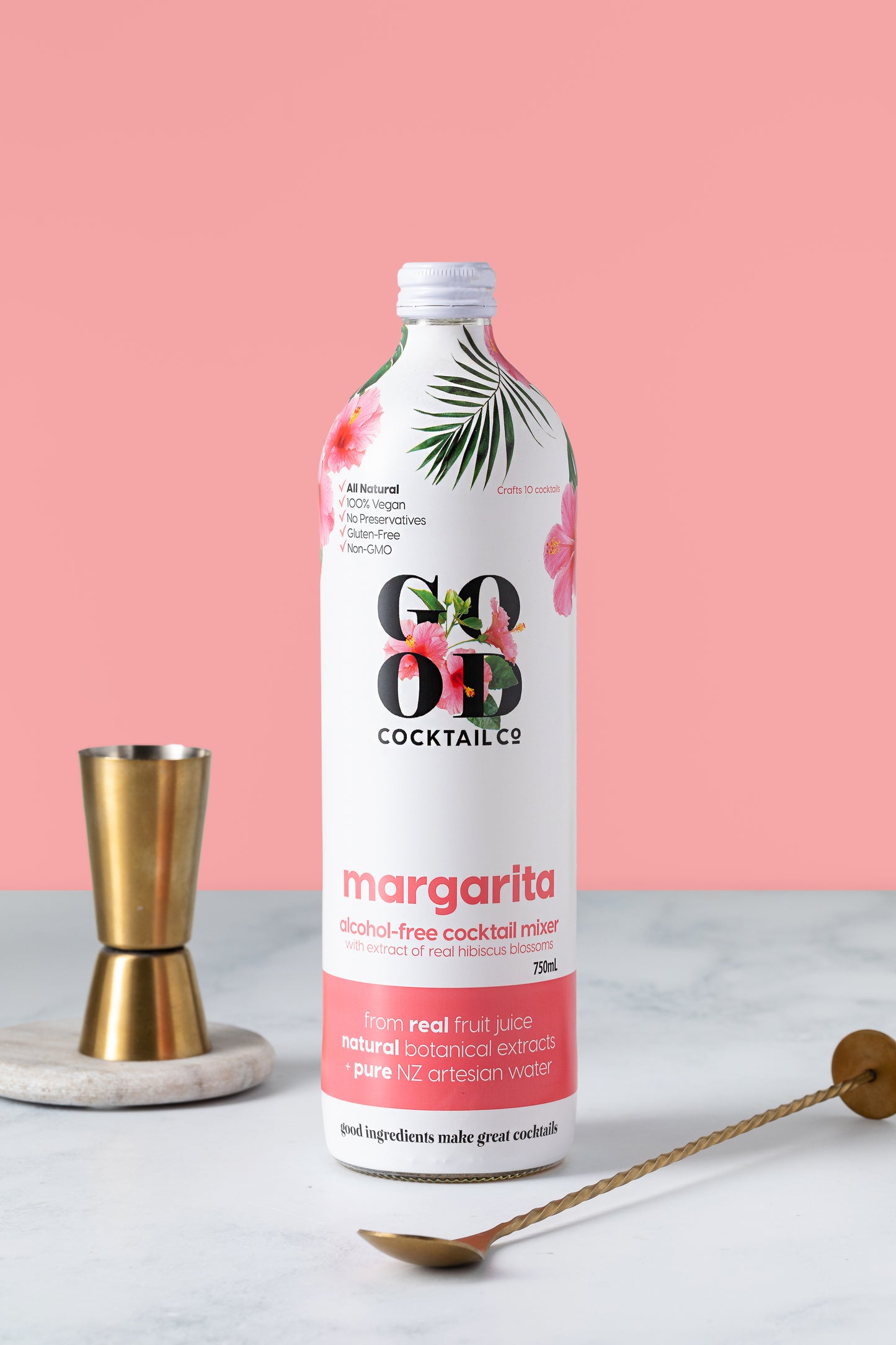 Margarita cocktail mixer bottle