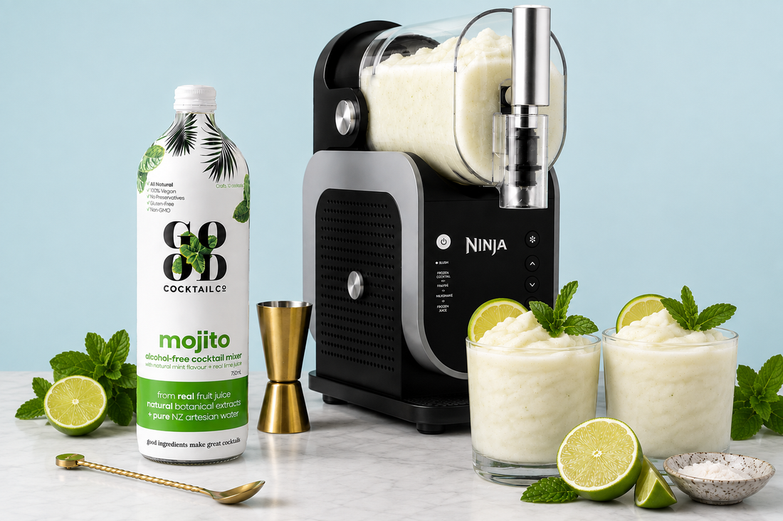 Frozen Coconut Mojito Slushie