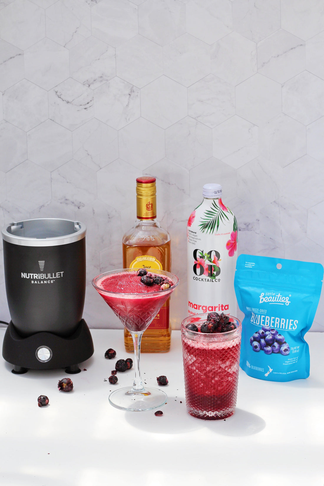 The Good Cocktail Co. Frozen Blueberry + Hibiscus Margarita