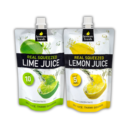 Mixed Citrus Lemon & Lime Juice 12-pack from Just Fresh Co