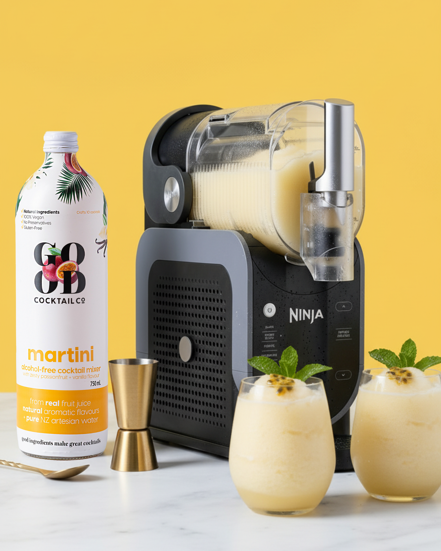 Martini with Passionfruit + Vanilla