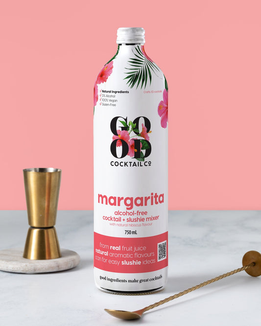 Good Cocktail Co Margarita Cocktail & Slushie Mixer 750ml bottle – Orange & Hibiscus
