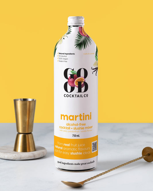 Good Cocktail Co Passionfruit Martini Cocktail & Slushie Mixer 750ml bottle – Passionfruit & Vanilla