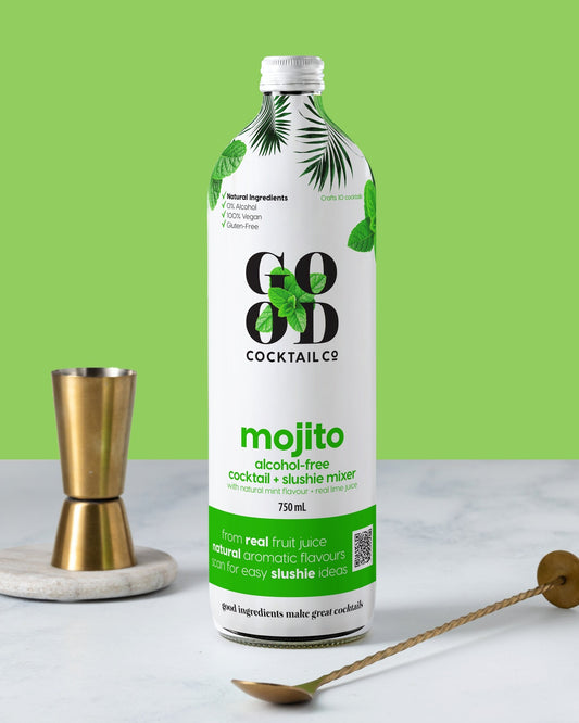 Good Cocktail Co Mojito Cocktail & Slushie Mixer 750ml bottle – Lime & Mint