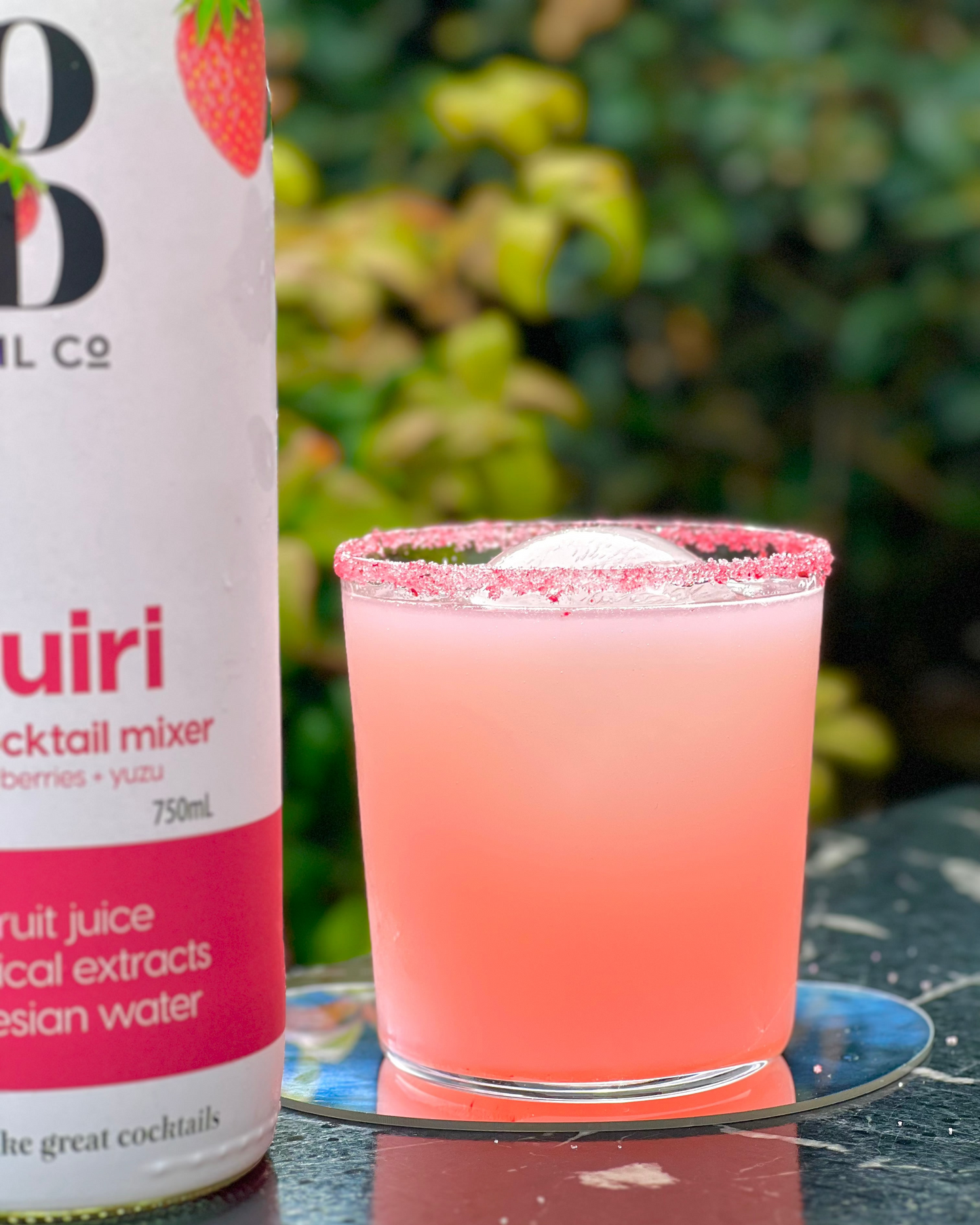 Daiquiri with Strawberries + Yuzu