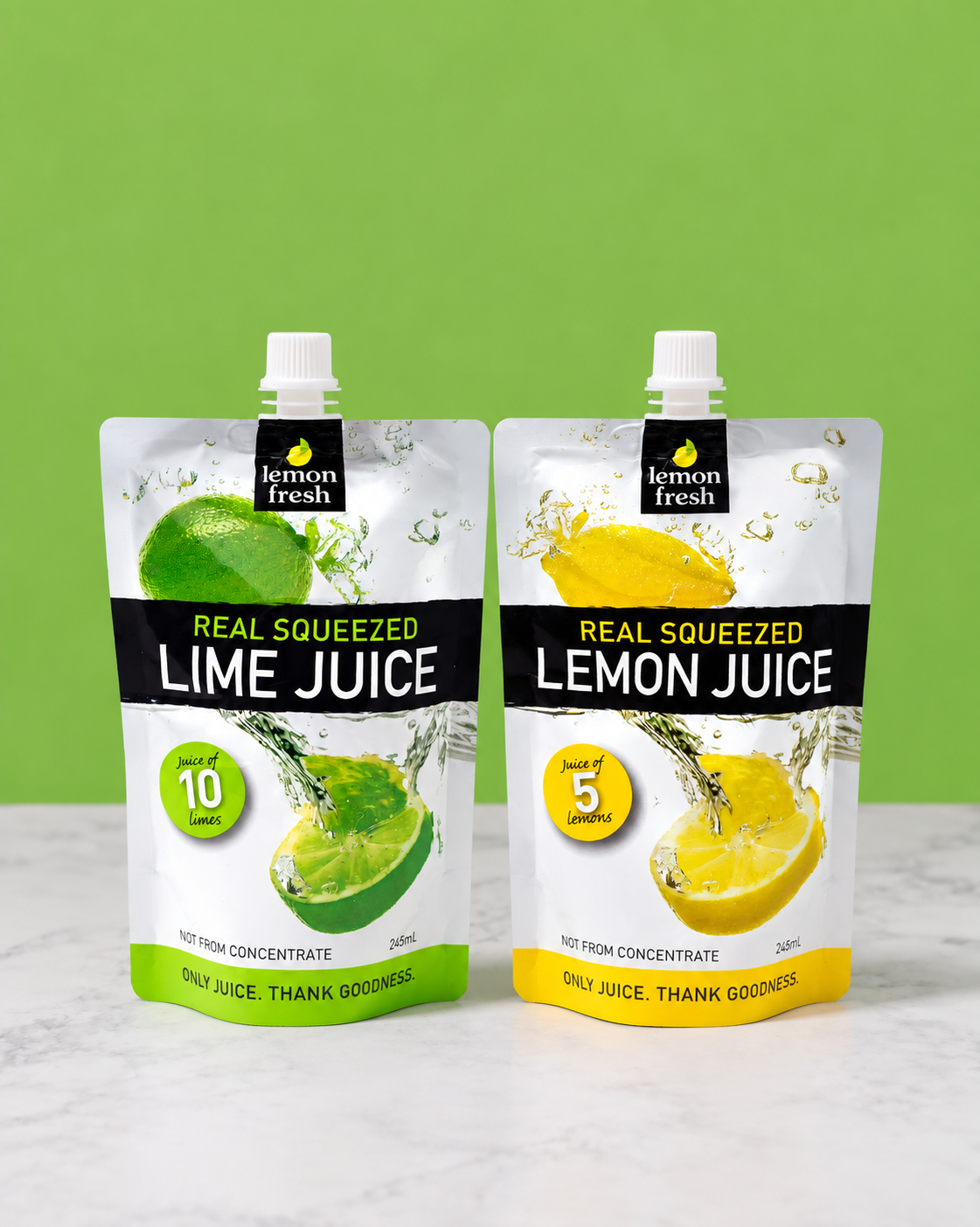 Mixed Citrus Lemon & Lime Juice 12-pack from Just Fresh Co