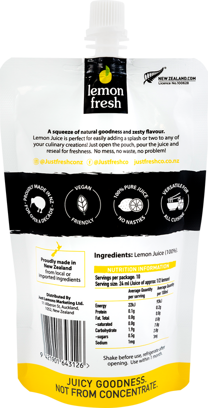 Mixed Citrus Lemon & Lime Juice 12-pack from Just Fresh Co