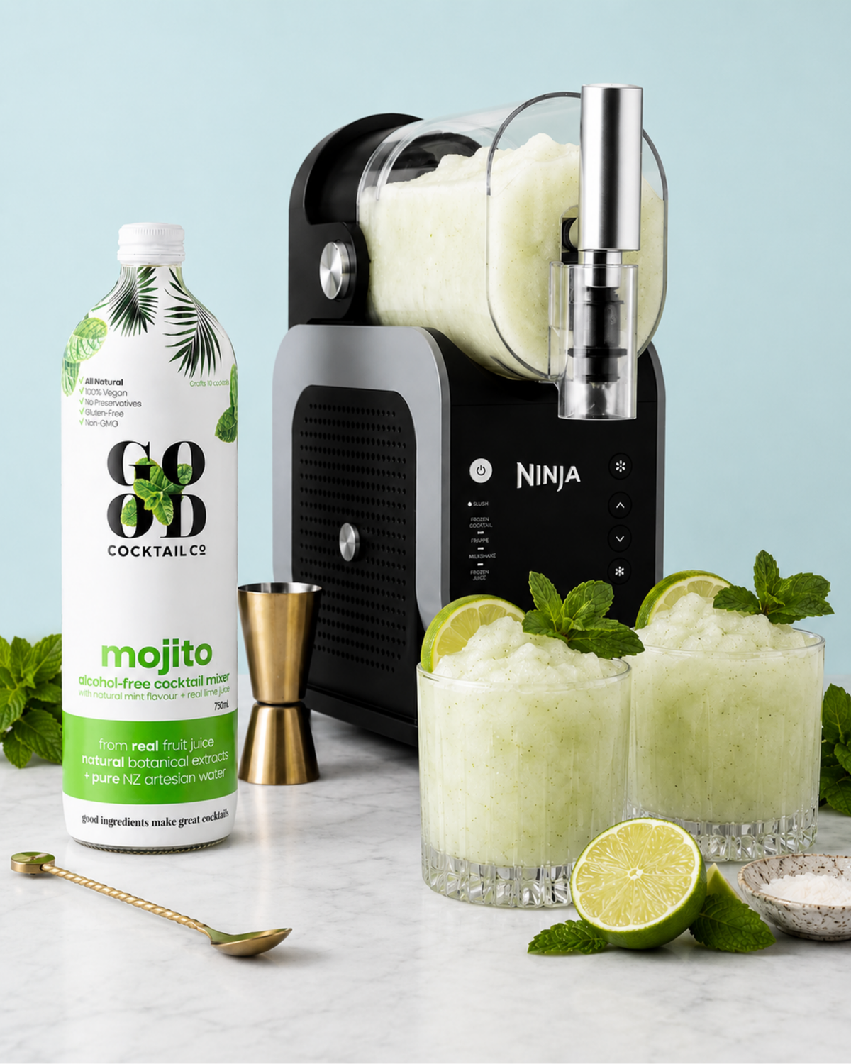 Mojito with Real Lime Juice + Natural Mint