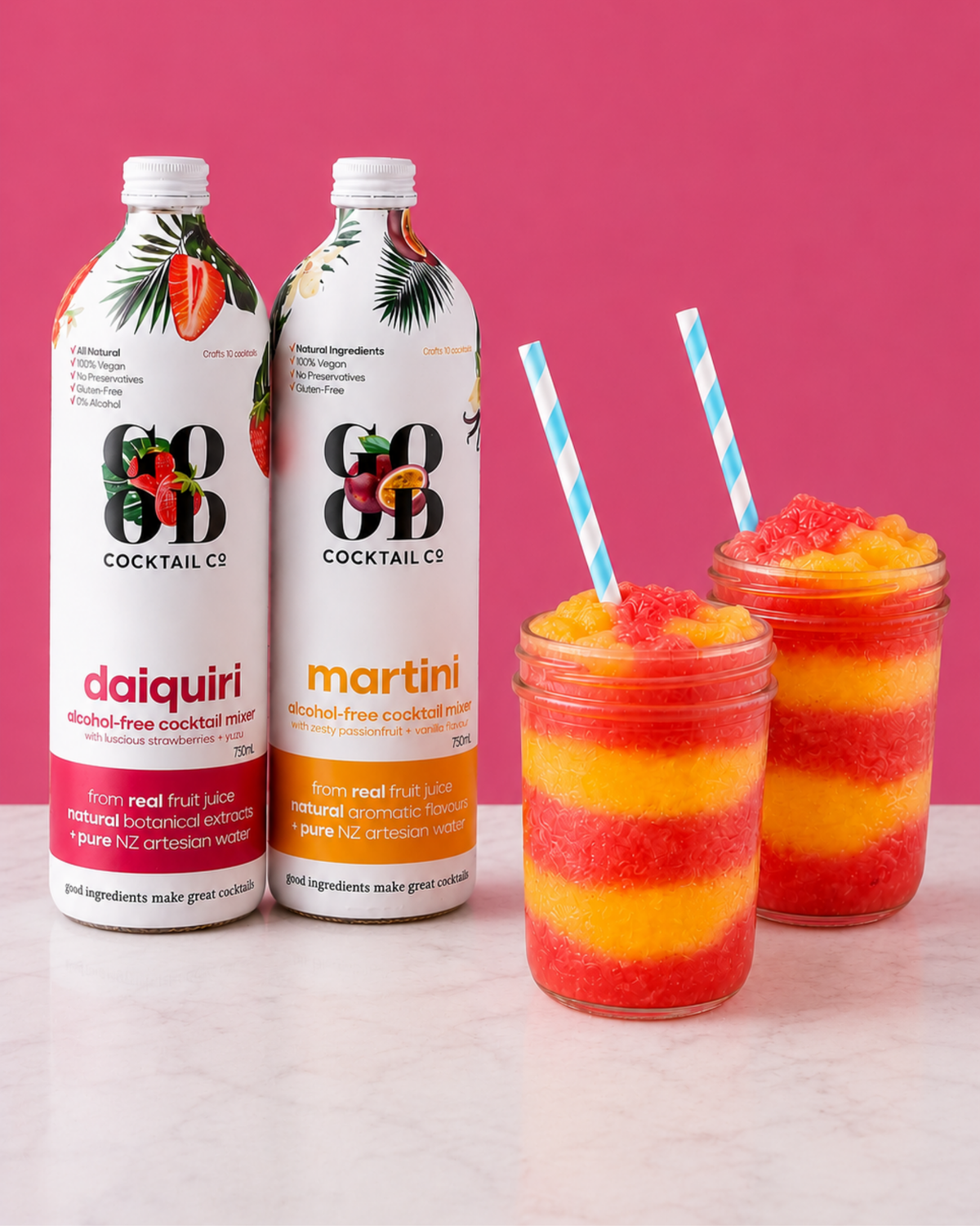 Daiquiri with Strawberries + Yuzu