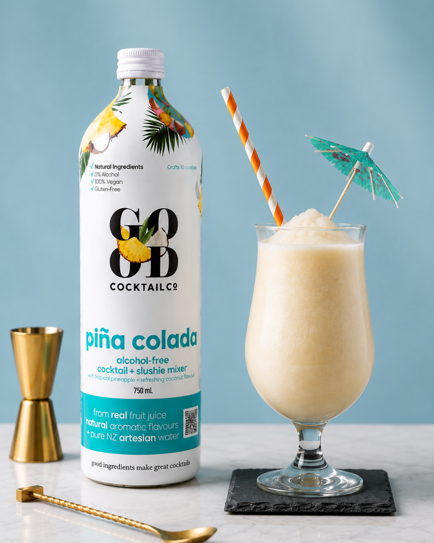 Piña Colada with Pineapple + Coconut