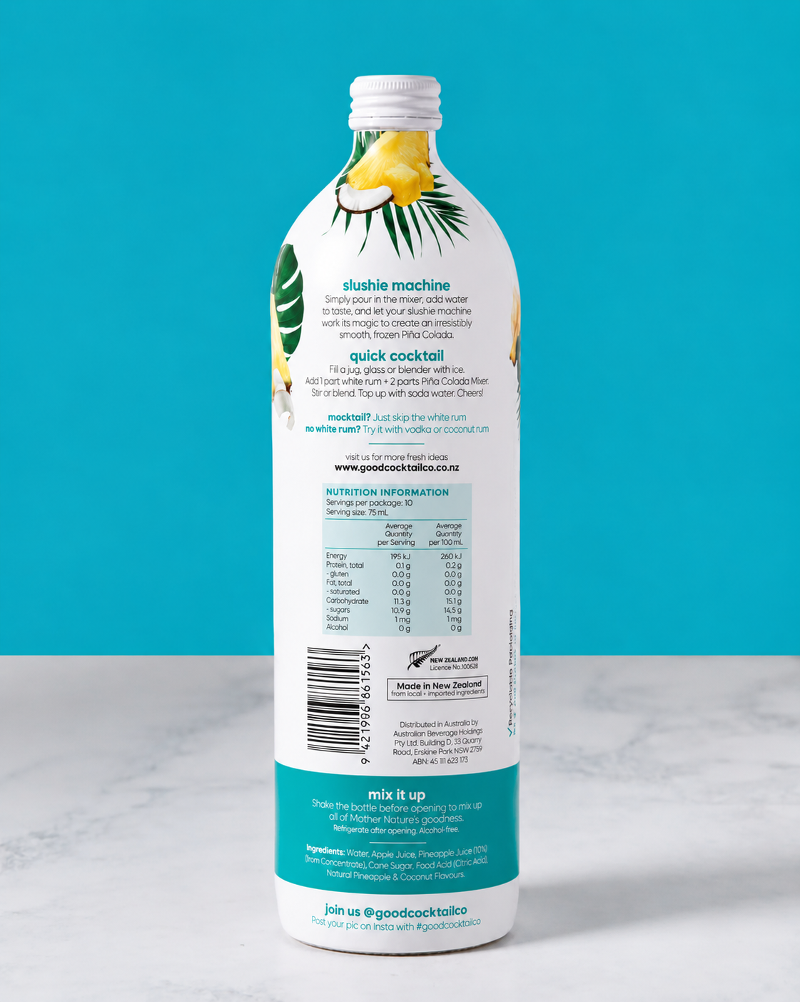 Piña Colada with Pineapple + Coconut