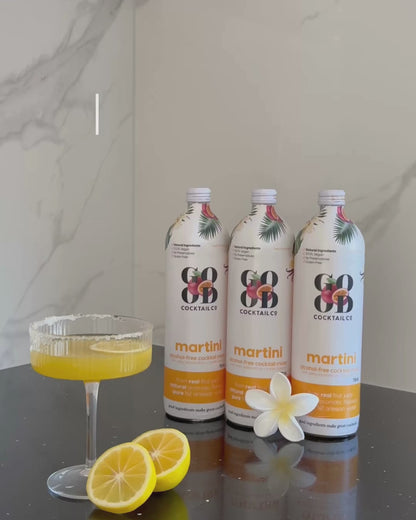 Martini with Passionfruit + Vanilla