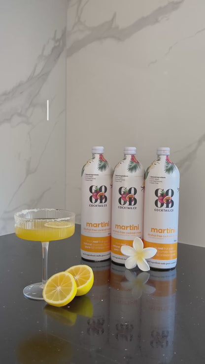 Martini with Passionfruit + Vanilla
