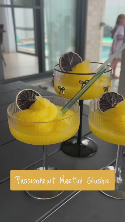 Martini with Passionfruit + Vanilla