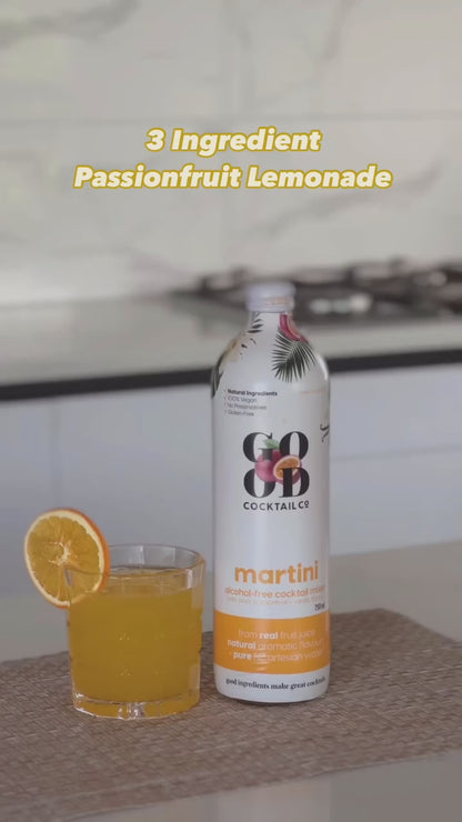 Martini with Passionfruit + Vanilla