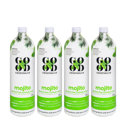 4 pack of mojito cocktail mixer bottles 