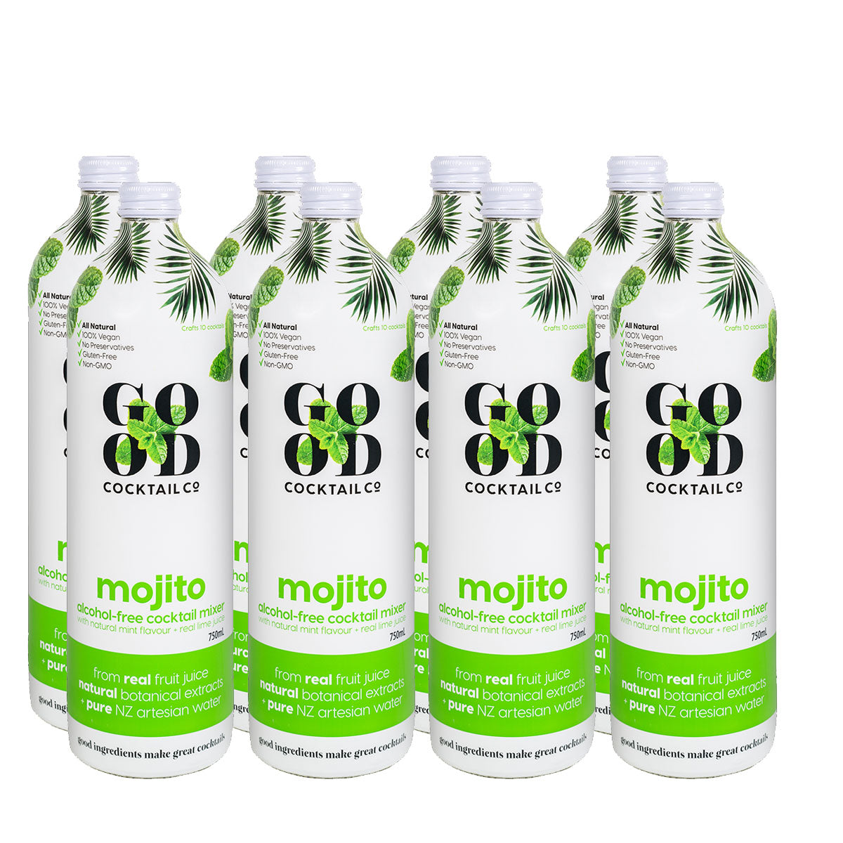 8 pack of mojito cocktail mixer bottles 
