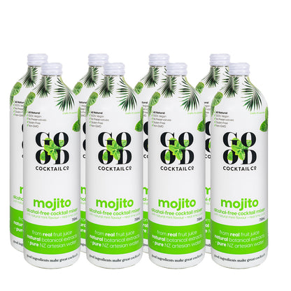 8 pack of mojito cocktail mixer bottles 