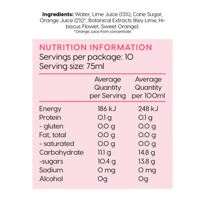 Nutritional information 