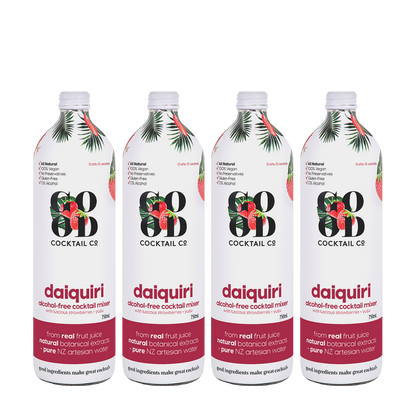 4 daiquiri cocktail mixers in bottle 